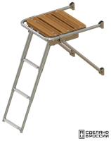 Платформа кормовая с трапом 3 ступени серые 040203GT от прозводителя Техномарин