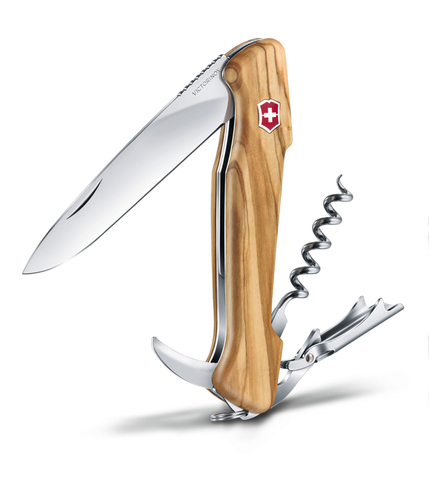 Нож Victorinox Wine Master, 130 мм, 6 функций, оливковое дерево 0.9701.64 от прозводителя Victorinox