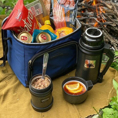 Термос универсальный (для еды и напитков) Thermocafe Hammp-1200-F&H (1,2 литра) 146106 от прозводителя Thermos