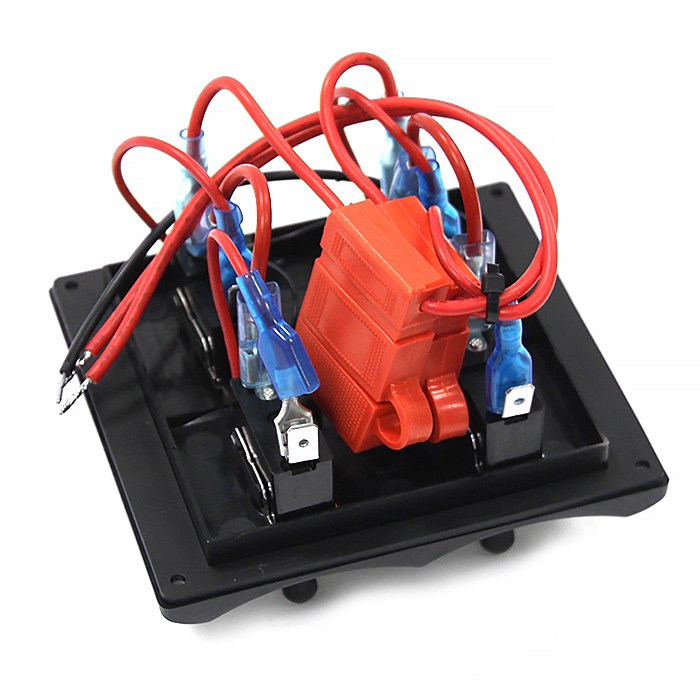 Панель переключателей 4шт с предохранителем NEKEKE Панель переключателей 4шт с предохранителем NEKEKE