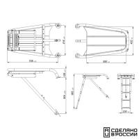 Платформа носовая, ироко 040242T от прозводителя Техномарин