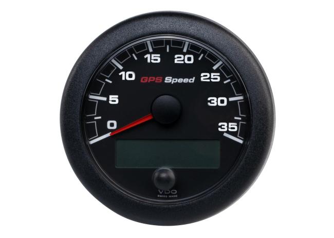 VDO Oceanlink GPS Speed Indicator / 0-35 kn / 85 mm / black A2C1351980001 от прозводителя VDO