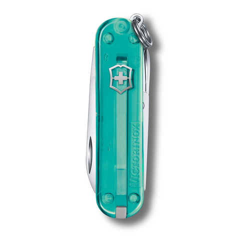 Нож-брелок Victorinox Classic SD Colors, 58 мм, 7 функций, "Tropical Surf" 0.6223.T24G от прозводителя Victorinox