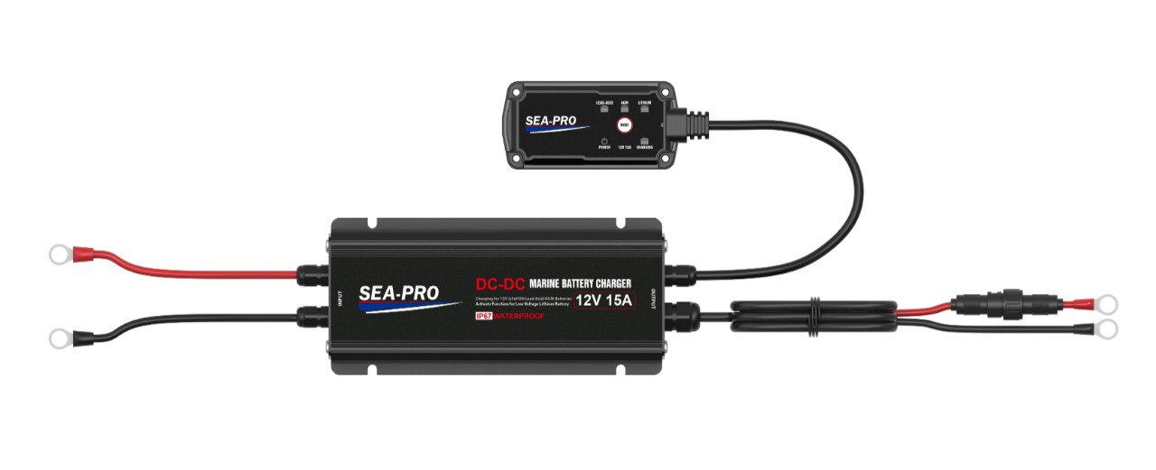 Зарядное Устройство ТЕ4-0356A (1х12В-15А Lead-acid/AGM/LiFePO4 выбираемый) ТЕ4-0356A от прозводителя SEA-PRO