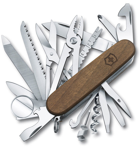Нож Victorinox SwissChamp Wood, 91мм, 29 функций, дерево 1.6791.63 от прозводителя Victorinox