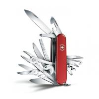 Нож Victorinox SwissChamp, 91 мм, 33 функции, красный, кожаный чехол, блистер 1.6795.LB1 от прозводителя Victorinox
