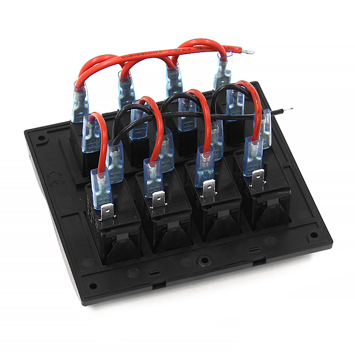 Панель переключателей 4 клавиши с предохранителями NEKEKE Панель переключателей 4 клавиши с предохранителями NEKEKE