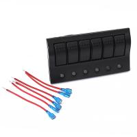 Панель переключателей 6 клавиш с автоматическими выключателями NEKEKE, серия S, со съемной панелью BP6S/P от прозводителя NEKEKE