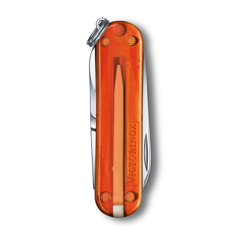 Нож-брелок Victorinox Classic SD Colors, 58 мм, 7 функций, "Fire Opal" 0.6223.T82G от прозводителя Victorinox