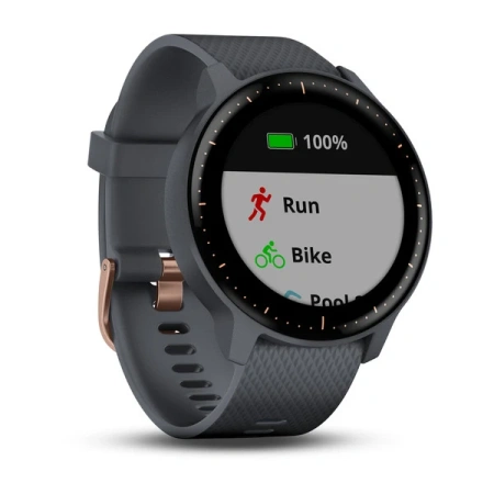 Garmin Vivoactive 3 - 43 мм | white silicone, stainless steel