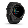 Garmin Venu 2 - 45 мм Премиум-функции | Slate stainless steel bezel with black case and silicone band