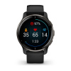 Garmin Venu 2 Plus - 43 мм Премиум-функции | Slate Stainless Steel Bezel With Black Case And Silicone Band