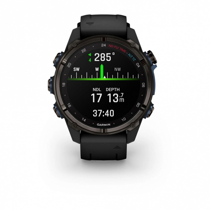 Garmin Descent Mk3i - 43 мм | Carbon grey DLC black silicone