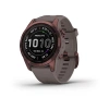 Garmin Fenix 7s - 42 мм SOLAR | SAPPHIRE | Dark Bronze Titanium with Shale Grey Band