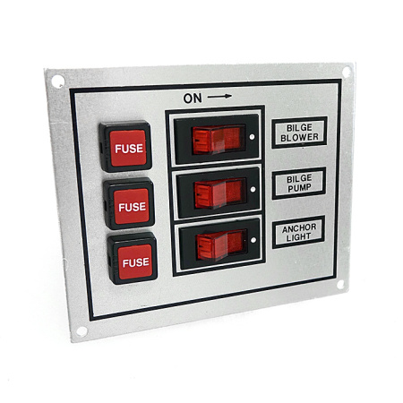 Панель переключателей 3шт вертикальная серая из алюминия C91311 от прозводителя Easterner Панель переключателей 3шт вертикальная серая из алюминия C91311 от прозводителя Easterner