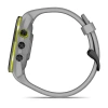 Garmin Approach S70 - 42 мм | Black/Amp Yellow Ceramic Bezel with Powder Grey Silicone Band