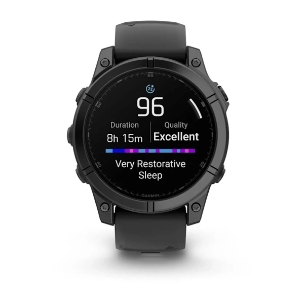 Garmin Fenix ​​​​E — 47 мм — серо-серый с черным силиконовым ремешком 010-03025-01 от прозводителя Garmin