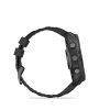 Garmin Fenix 8 - 51 мм AMOLED | SAPPHIRE | Carbon grey DLC with Black/pebble grey silicone band