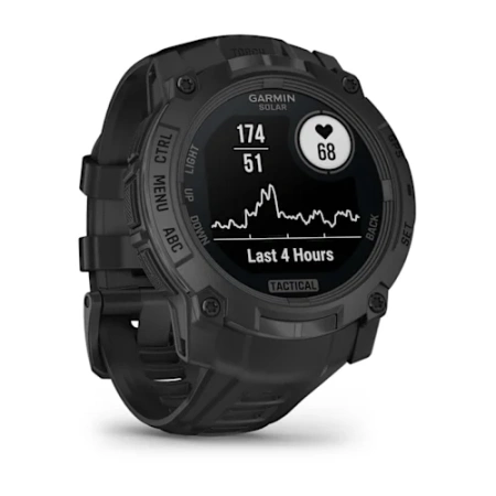 Garmin Instinct 3 - 50 мм SOLAR | Tactical | Black with Black Band
