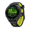 Garmin Forerunner 265s - 42 мм | Black Bezel and Case with Black/Amp Yellow Silicone Band