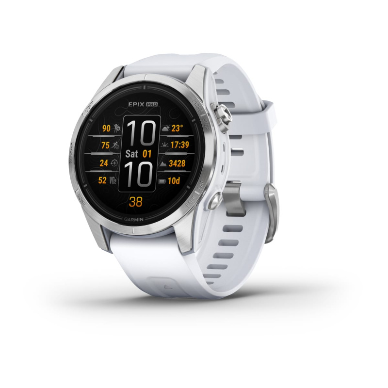 Garmin Epix Pro (Gen 2) - 42 мм PRO | STANDARD | Silver with Whitestone Band