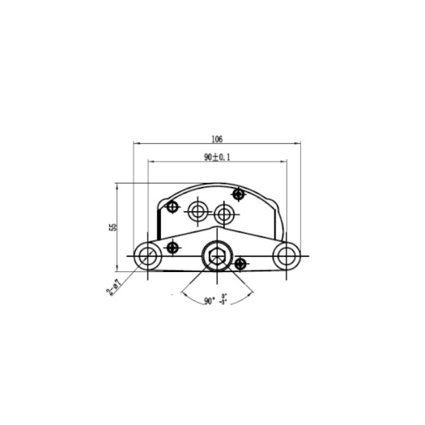 Электропривод стеклоочистителя W.E, длина резьбы 34 мм, посадка М5, 90°, 12В WEM1132 34 от прозводителя W.E