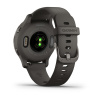 Garmin Venu 2s - 40 мм Премиум-функции | Slate Stainless Steel Bezel with Graphite Case and Silicone Band
