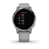 Garmin Vivoactive 4s - 40 мм | Powder Grey with Silver Hardware