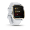 Garmin Venu Sq 2 - 40 мм | Cream Gold Aluminium Bezel with White Case and Silicone Band