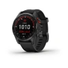 Garmin Fenix 7s - 42 мм SOLAR | SAPPHIRE | Slate Gray with Black Band