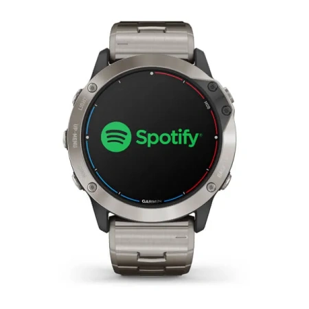 Garmin Quatix 6 - 47 мм Standard Edition | Grey with Captain Blue Band